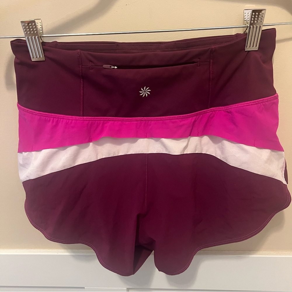 Athleta Color Block Running Free Women’s Shorts XXS - Picture 2 of 6